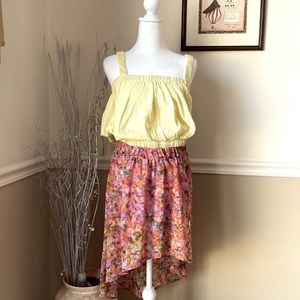 BOHO Style Floral Skirt with built in lining